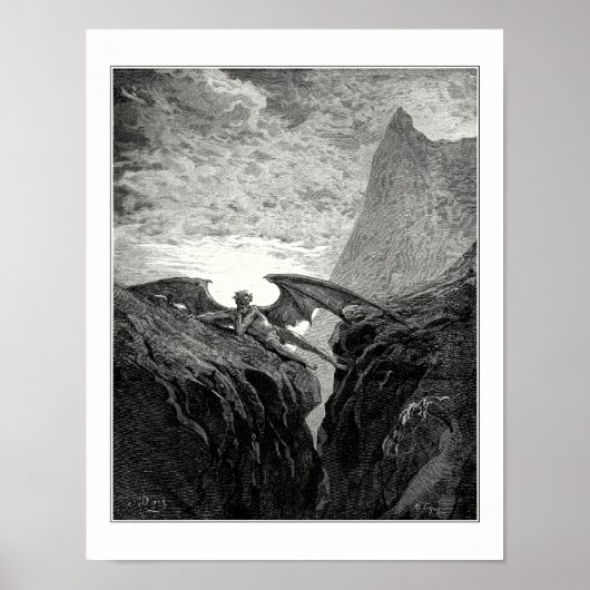 Gustave Dore: Jetzt Nacht begann ihr Kurs Poster (Vorne)