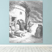 Gustave Doré - Job Hears of His Misfortunes Leinwanddruck (Insitu (Holzboden))