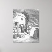 Gustave Doré - Job Hears of His Misfortunes Leinwanddruck (Vorderseite)