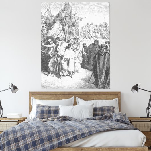 Gustave Doré - Joseph wird von seinen Brüdern verk Leinwanddruck (Insitu (Schlafzimmer))