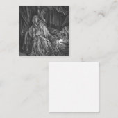 Gustave Dore - Judith and Holofernes Quadratische Visitenkarte (Vorne/Hinten)