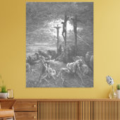 Gustave Doré - Luke 23C Darkness at the Crucifixio Leinwanddruck (Insitu (Wohnzimmer))