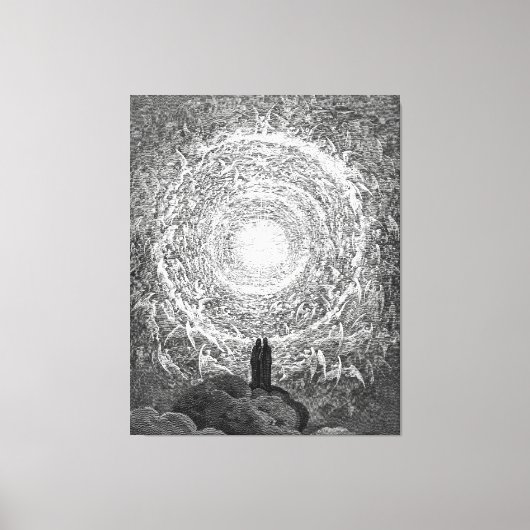 Gustave Doré - Machine Colourised Paradiso Leinwanddruck (Vorderseite)