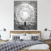 Gustave Doré - Machine Colourised Paradiso Leinwanddruck (Insitu (Schlafzimmer))