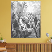 Gustave Doré - Mark 10 Jesus Blesses the Little Leinwanddruck (Insitu (Wohnzimmer))