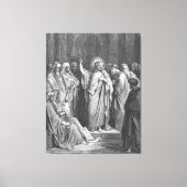 Gustave Doré - Mark 1B Jesus Preaches in the Synag Leinwanddruck (Vorderseite)