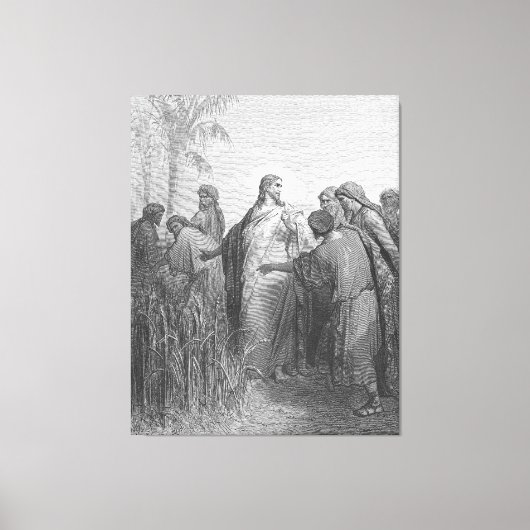 Gustave Doré - Mark 2 The Disciples Pluck Grain on Leinwanddruck (Vorderseite)