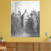 Gustave Doré - Mark 2 The Disciples Pluck Grain on Leinwanddruck (Insitu (Wohnzimmer))