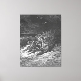 Gustave Doré - Markus 4 Jesus beruhigt den Sturm a Leinwanddruck