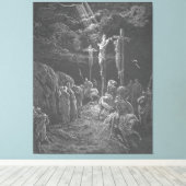 Gustave Doré - Matt 27C The Crucifixion of Jesus  Leinwanddruck (Insitu (Holzboden))