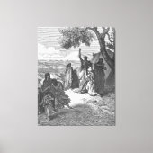 Gustave Doré - Noah Curses Ham and Canaan Leinwanddruck (Vorderseite)