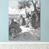 Gustave Doré - Noah Curses Ham and Canaan Leinwanddruck (Insitu (Holzboden))