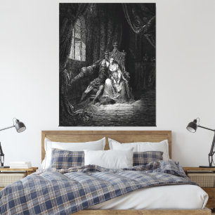 Gustave Doré - Paolo Malatesta und Francesca Leinwanddruck