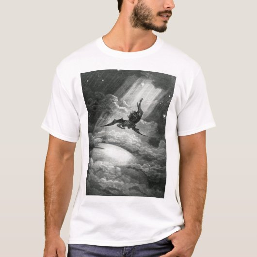 Gustave Doré Paradise Lost Fall zu Erde Active T- T-Shirt (Vorderseite)
