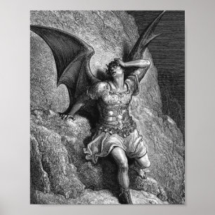 Gustave Dore Paradise Lost Poster