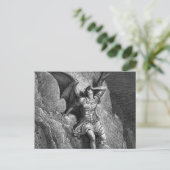 Gustave Dore Paradise Lost Postkarte (Stehend Vorderseite)