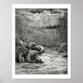 Gustave Dore: Reptilien mit Laichen reichlich Poster (Vorne)