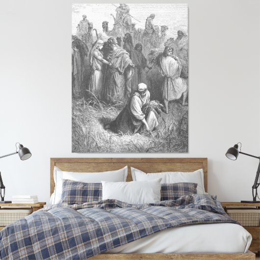 Gustave Doré - Rut und Boas Leinwanddruck (Insitu (Schlafzimmer))