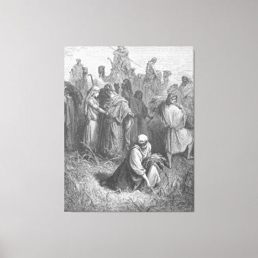 Gustave Doré - Ruth and Boaz Leinwanddruck (Vorderseite)
