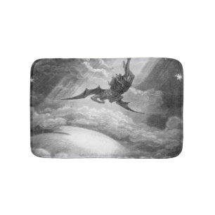 Gustave Dore Satan aus dem Paradies verlor durch J Badematte