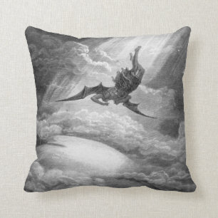 Gustave Dore Satan aus dem Paradies verlor durch J Kissen