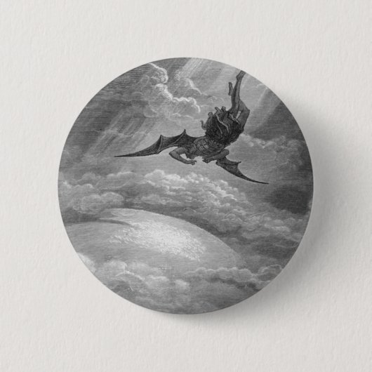 Gustave Dore Satan Vom Paradies Lost John Milton Button (Vorderseite)