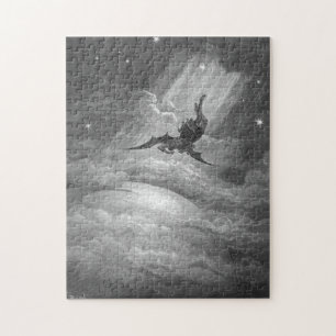 Gustave Dore Satan Vom Paradies Lost John Milton Puzzle