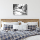 Gustave Dore Satan vom Paradies verloren durch Joh Leinwanddruck (Insitu (Schlafzimmer))