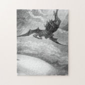 Gustave Dore Satan vom Paradies verloren durch Joh Puzzle (Vertikal)
