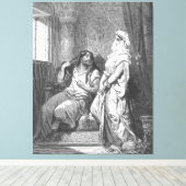 Gustave Doré - Simson und Delila Leinwanddruck (Insitu (Holzboden))