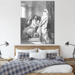Gustave Doré - Simson und Delila Leinwanddruck