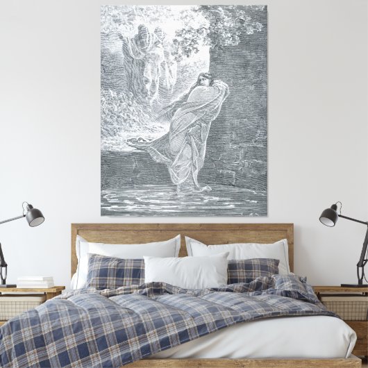 Gustave Doré - Susanna im Bad Leinwanddruck (Insitu (Schlafzimmer))