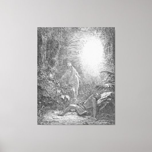 Gustave Doré - The Creation of Eve Leinwanddruck (Vorderseite)