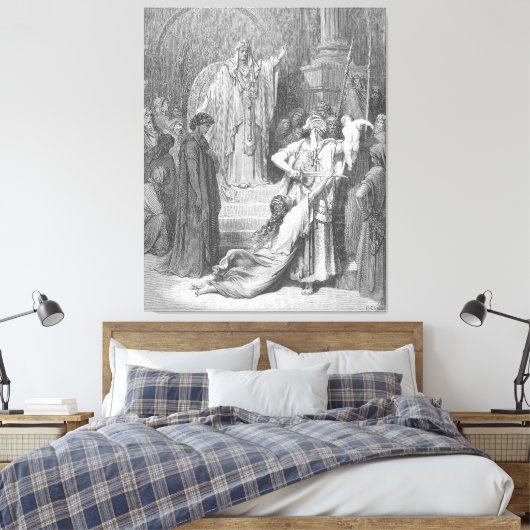 Gustave Doré - The Judgment of Solomon Leinwanddruck (Insitu (Schlafzimmer))