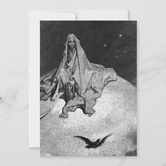 Gustave Dore - The Raven Einladung (Vorderseite)