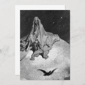 Gustave Dore - The Raven Einladung (Vorne/Hinten)