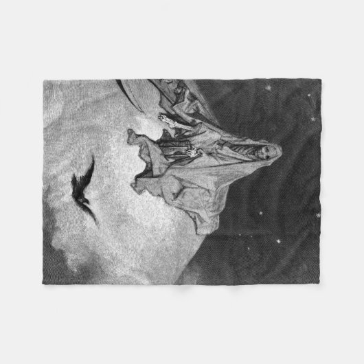 Gustave Dore - The Raven Fleecedecke (Vorderseite (Horizontal))