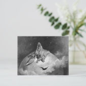 Gustave Dore - The Raven Postkarte (Stehend Vorderseite)