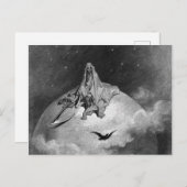 Gustave Dore - The Raven Postkarte (Vorne/Hinten)