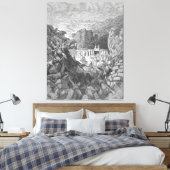 Gustave Doré - The Walls of Jericho Fall Down Leinwanddruck (Insitu (Schlafzimmer))