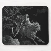 Gustave Dore - Tod auf dem blassen Pferd Mousepad (Vorne)