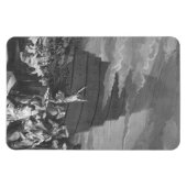 Gustave Dore Verwirrung Zungenturm von Babel Magnet (Horizontal)