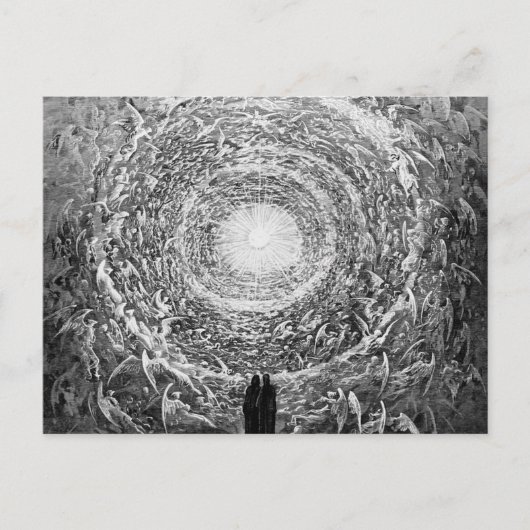 Gustave Dore - Vision Empyrean Postkarte (Vorderseite)