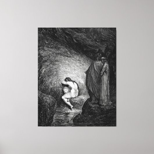 Gustave Doré - Where Counterfeiters Are Punished - Leinwanddruck (Vorderseite)