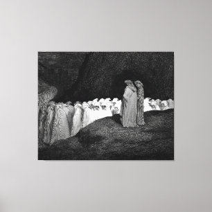 Gustave Doré - Wo die Heuchler bestraft werden Leinwanddruck