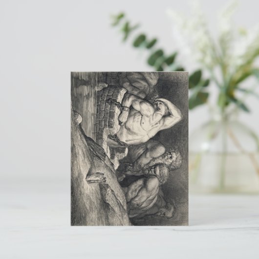 Gustave Dorés Titanen Postkarte (Stehend Vorderseite)