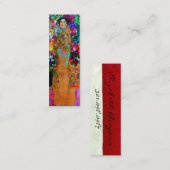 Gustave & Elizabeth ~ Business / Calling Cards Telefonnummerkarte (Vorne/Hinten)