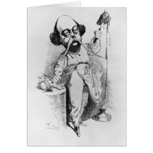 Gustave Flaubert, der Madame Bovary zergliedert