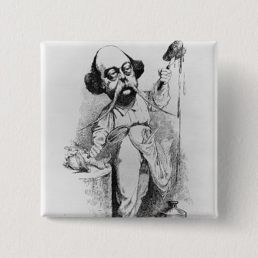 Gustave Flaubert, der Madame Bovary zergliedert Button (Vorderseite)
