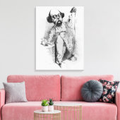 Gustave Flaubert Dissecting Madame Bovary Leinwanddruck (Insitu (Wohnzimmer))